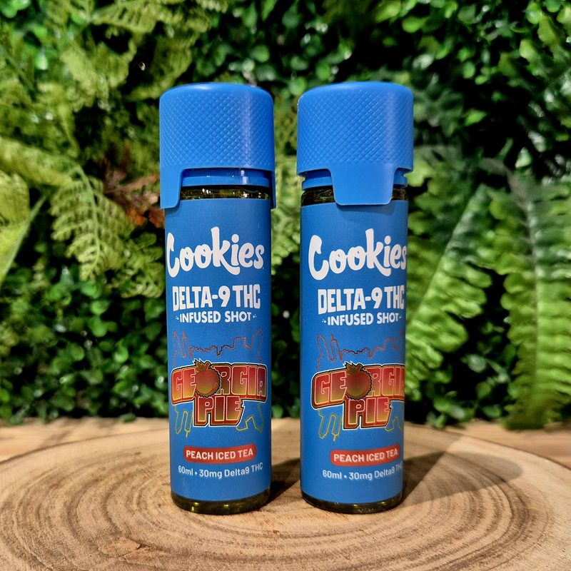 Sirop Delta 9 THC Cookies Ice Tea Peche GEORGIA PIE marque Cookies disponible chez Orange BUD PACA CBD SHOP 84100