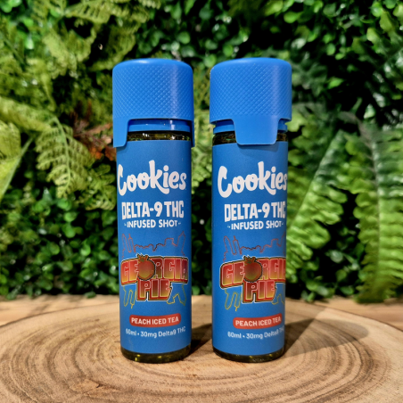 Sirop Delta 9 THC Cookies Ice Tea Peche GEORGIA PIE marque Cookies disponible chez Orange BUD PACA CBD SHOP 84100