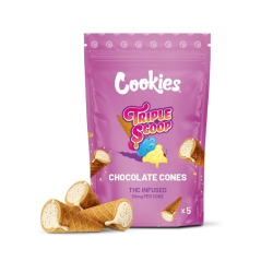 Chocolate Cones Triple Scoop 30MG DELTA 9 THC | Orange 84100