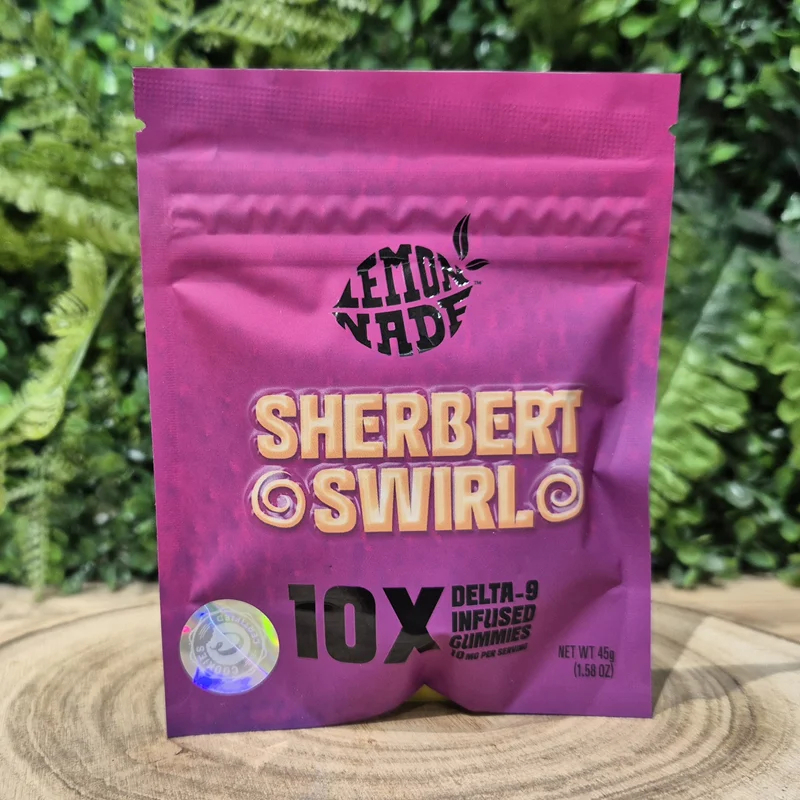GUMMIES SHERBET SWIRL 10MG Delta 9 THC marque Cookies disponible chez Orange BUD PACA CBD SHOP 84100
