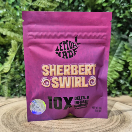 GUMMIES SHERBET SWIRL 10MG Delta 9 THC marque Cookies disponible chez Orange BUD PACA CBD SHOP 84100