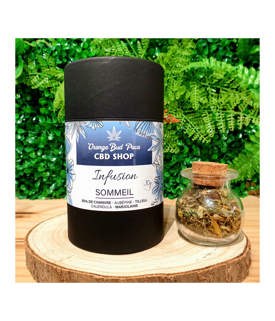 SOMMEIL - 50 % Chanvre CBD - Infusion ORANGE BUD PACA