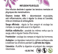 POUR ELLES - 50 % Chanvre CBD - Infusion ORANGE BUD PACA