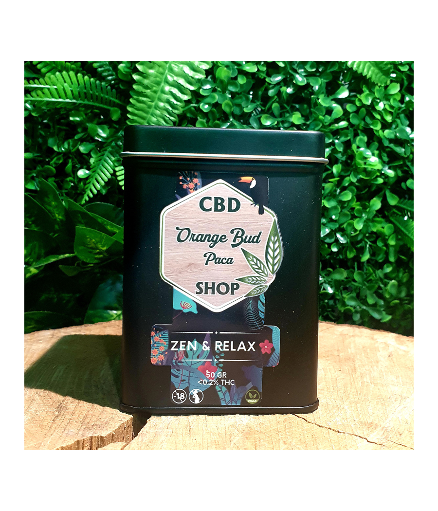 ZEN & RELAX - 25 % Chanvre CBD - Infusion ORANGE BUD PACA