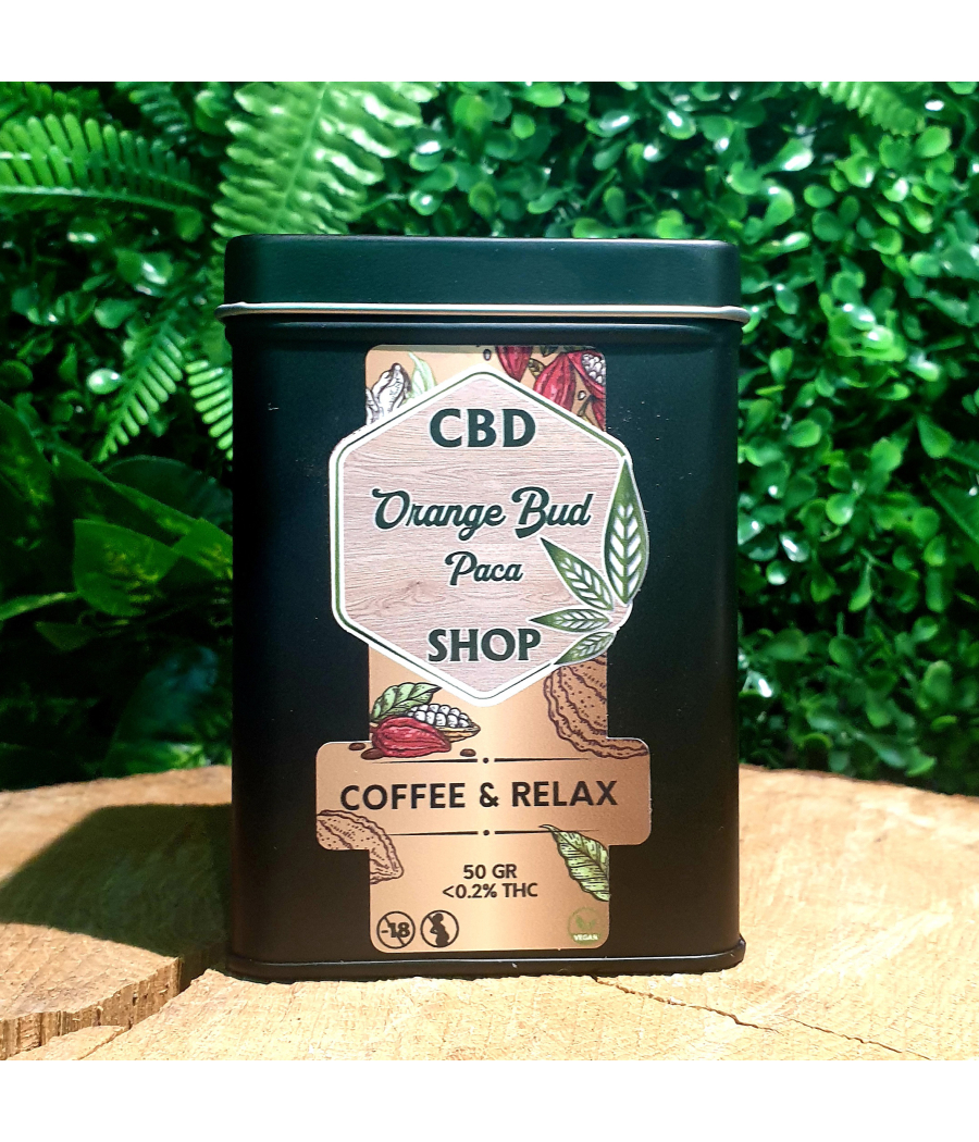 COFFEE & RELAX - 25 % Chanvre CBD - Infusion ORANGE BUD PACA