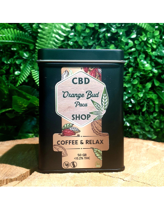 COFFEE & RELAX - 25 % Chanvre CBD - Infusion ORANGE BUD PACA : Le Meilleur des Infusions CBD