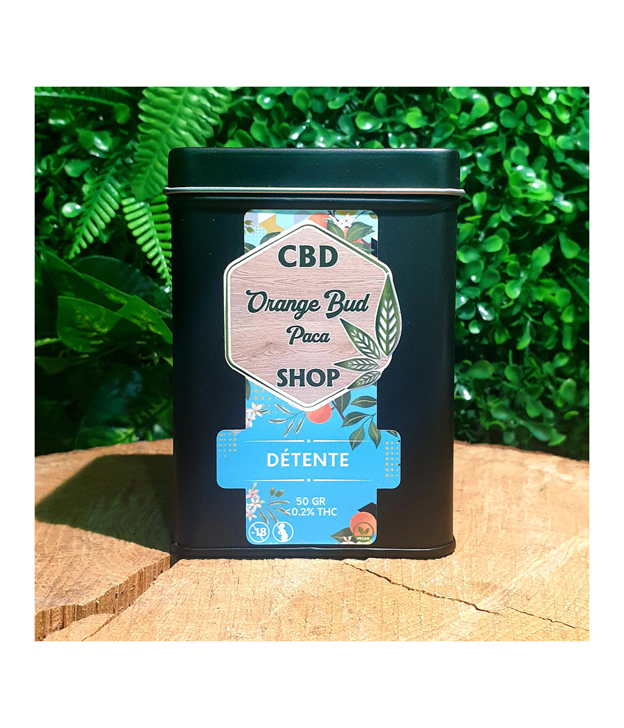 DETENTE - 25 % Chanvre CBD - Infusion ORANGE BUD PACA