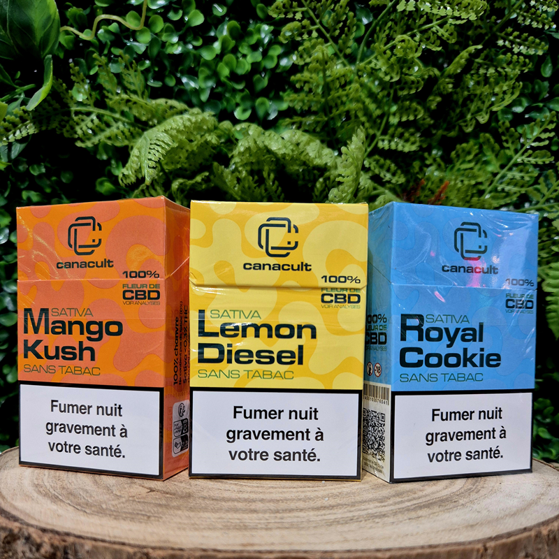 CIGARETTE CBD Lemon DIESEL (20 par paquet) CIGARETTE CBD Lemon DIESEL (20 par paquet)