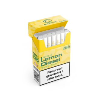 CIGARETTE CBD Lemon DIESEL (20 par paquet)