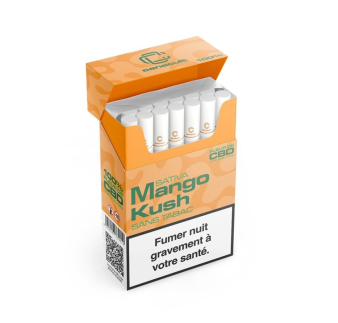 CIGARETTE CBD MANGO KUSH (20 par paquet)