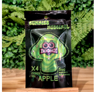 SHROOMZ BOOMZ GUMMIES MUSCIMOLE GOUT POMME ORANGE BUD PACA CBD SHOP 84100 ORANGE