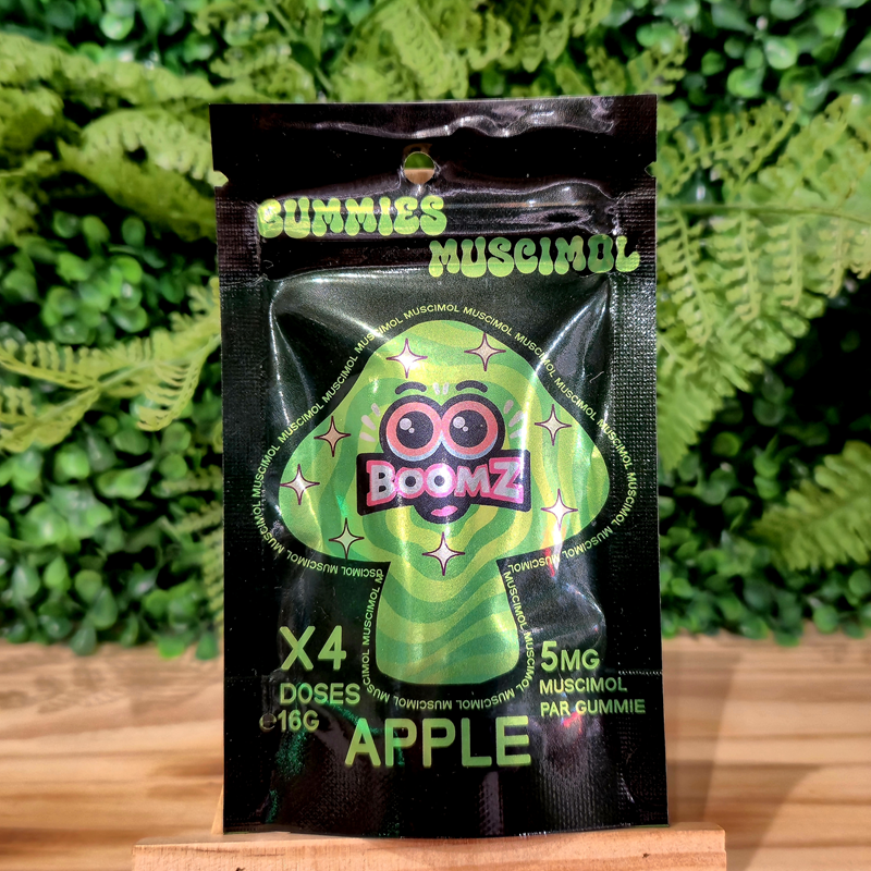 BOOMZ Bonbons au muscimol (4 x 5mg) goût pomme BOOMZ Bonbons au muscimol (4 x 5mg) goût pomme