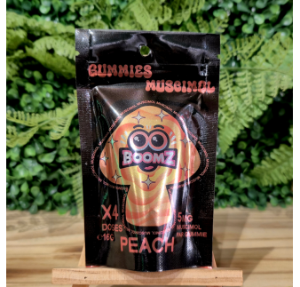 SHROOMZ BOOMZ GUMMIES MUSCIMOLE GOUT PECHE ORANGE BUD PACA CBD SHOP 84100 ORANGE