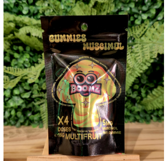SHROOMZ BOOMZ GUMMIES MUSCIMOLE GOUT TROPICAL ORANGE BUD PACA CBD SHOP 84100 ORANGE