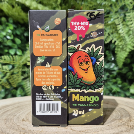 E-LIQUIDE THV-N10 MANGO ORANGE BUD PACA CBD THZ SHOP 84100